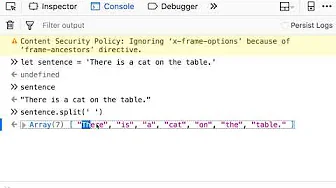 courses/fff8-learn-javascript-for-complete-beginners: Using split to Break Down a String into an Array in JavaScript