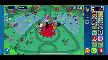 Boons adventure time td: apple thief map 2 impoppable mode speedrun