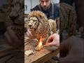 lion on fire 🔥 #lion #fyp