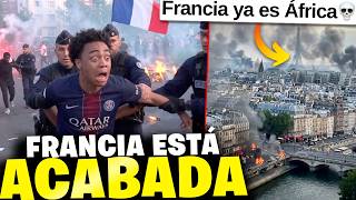 El Fin De Francia Hinchas Del Psg Acaban Con París ❌ Para Celebrar La Champions