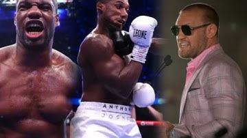 Conor McGregor explains why Anthony Joshua should wait for Daniel Dubois rematch next