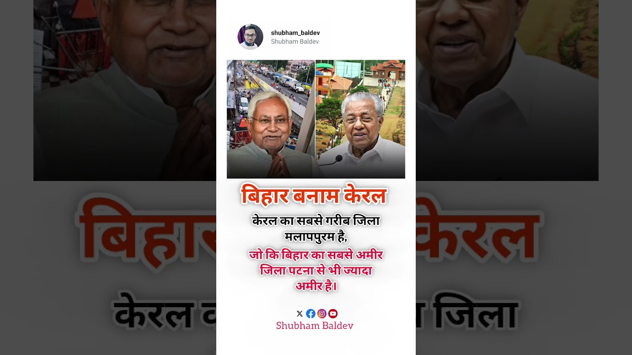 बिहार बनाम केरल। 