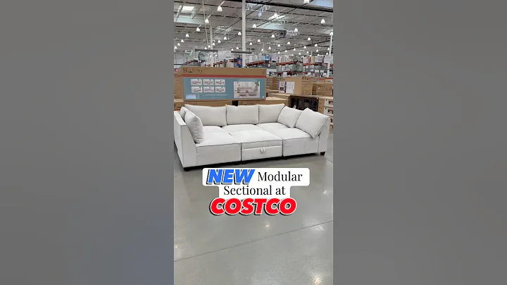 NEW 6-Piece Modular Sectional at Costco is comfy and stylish! #costco_empties #homefurnishings