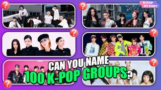 GUESS 100 KPOP GROUPS | 2026 KPOP QUIZ
