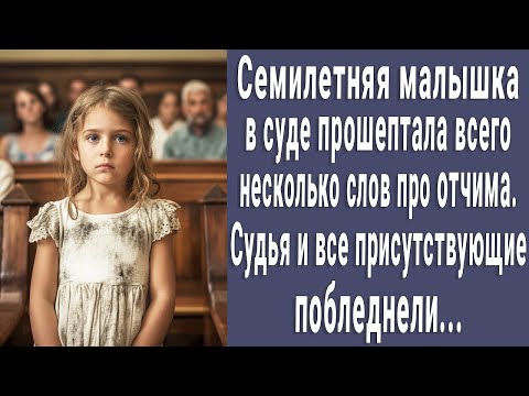 видео: 7-летняя малышка в суде прошептала про отчима пару слов. Судья и все присутствующие побледнели...