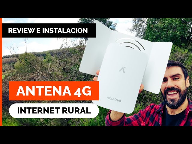 INTERNET / WIFI en ZONAS RURALES! 📡☀️🌎 Antena 4G LTE
