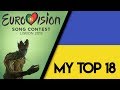 Vidbir 2018 | My Top 18 (with comments)