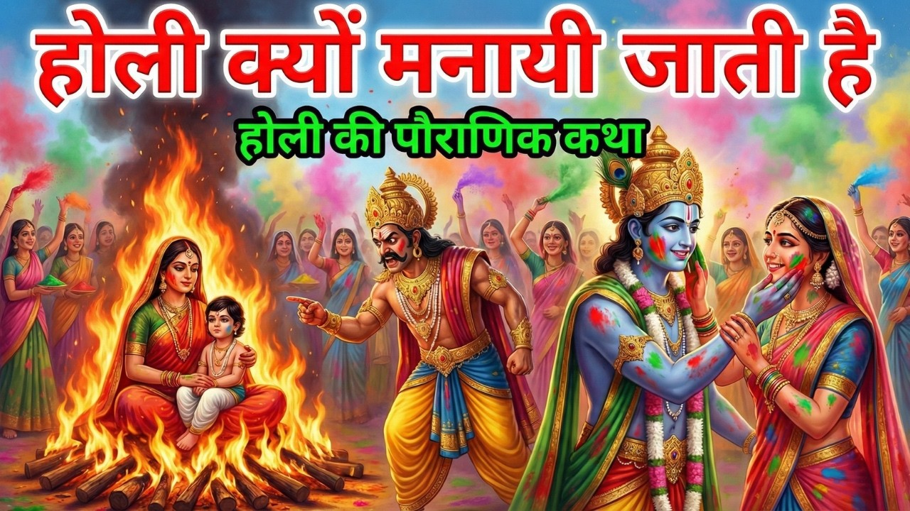 होली क्यों मनाते हैं? (असली कहानी) | Story of Holi & Holika Dahan