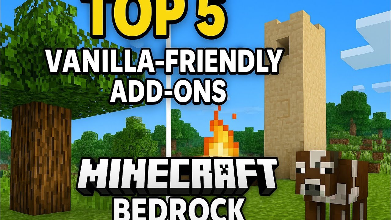 Top 5 Vanilla-Friendly Add-ons for Minecraft Bedrock (2025 Edition