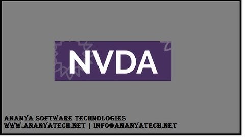 Accessibility Testing with the NVDA Screen Reader (Shortcut Keys)