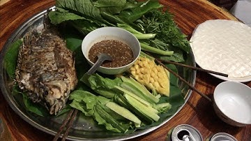 cá rô phi chiên xù,,bữa cơm gia đình, hai lúa nhà quê