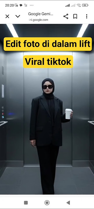 Edit foto di dalam lift, viral tiktok #edit #tutorial #gemini #viral #tiktok