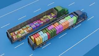 Rehrig Pacific 44 x 23 Duo Pallet - 3D Product Visualization | Mainstay Digital