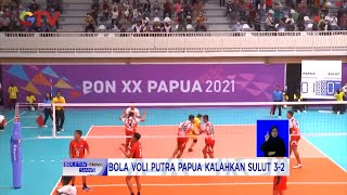PON XX Papua, Tim Bola Voli Papua Kalahkan Sulut #BIS 01/10