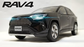 1/30 色見本ミニカー トヨタ RAV4 アティチュードブラックマイカ - YouTube