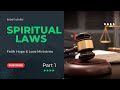 Spiritual laws  after you are born again