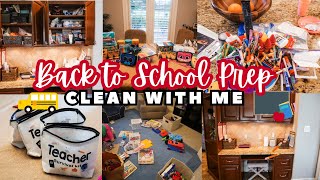 🍎 ✏️ BACK TO SCHOOL PREP CLEAN WITH ME 🍎 ✏️ | CLEANING MOTIVATION | Ana Wiggins