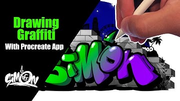 Making Digital Graffiti with Procreate App - Simon Dee