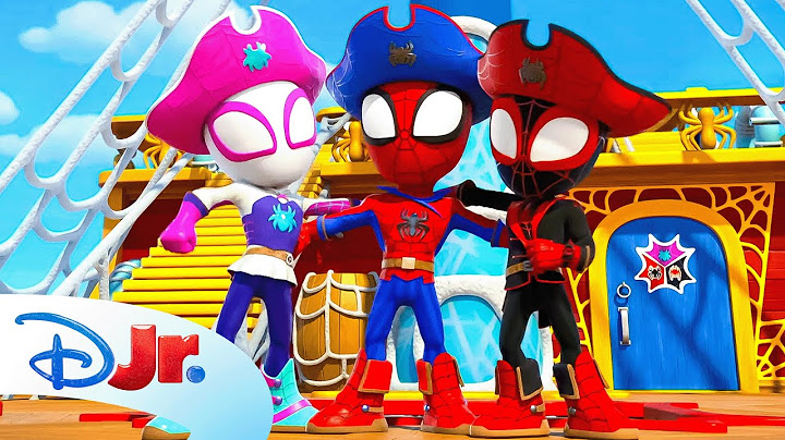 Spidey Pirates vs Green Goblin | "Webs Ahoy" Song 🎶 🏴‍☠️ | Spidey and his Amazing Friends @disneyjr​