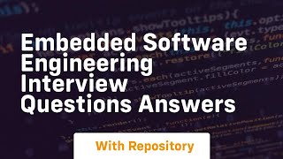 embedded software engineering interview questions answers