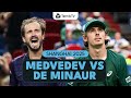 Daniil Medvedev Vs Alex De Minaur Highlights Shanghai 2025 Quarter Final 