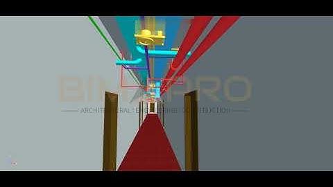 BIM MEP-FP 3D Walkthrough During BIM Coordination