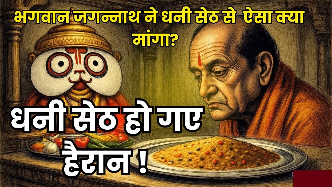 भगवान जगन्नाथ ने धनी सेठ से क्या मांगा?सेठ हो गए हैरान !  भगवान जगन्नाथ की अद्भुत कथा  Hindu Stories