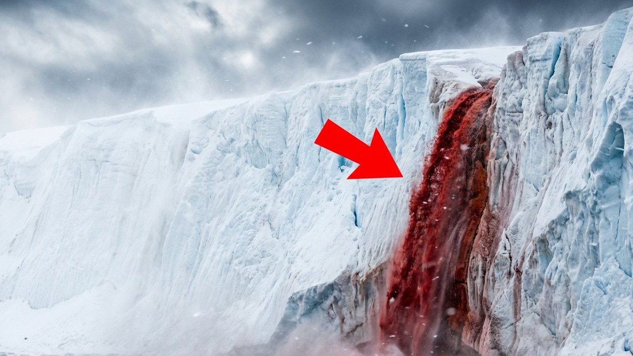 The Waterfall That Bleeds — Blood Falls, Antarctica