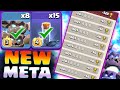 New Meta | 15x Totem Spell With 8x Meteor Golem Th18 attack Strategy | Clash Of Clans