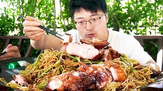 In order to eat dumplings with vinegar  7kg of barbecue and 3kg of braised noodles  to entertain fr