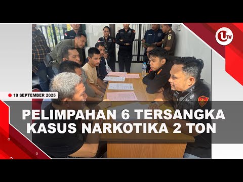 KEJARI BATAM TERIMA PELIMPAHAN 6 TERSANGKA KASUS NARKOTIKA 2 TON | U-NEWS