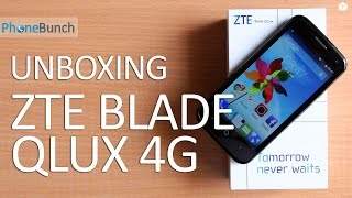 ZTE Blade QLux 4G Unboxing & Hands-on Overview - Cheapest 4G LTE Smartphone
