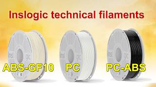 Inslogic ABS-GF10 vs PC vs PC-ABS: Which Engineering Filament Wins?