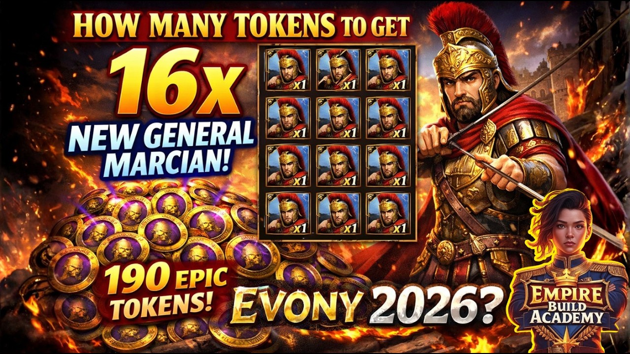 I Fully Ascended the New Evony General Marcian, But..