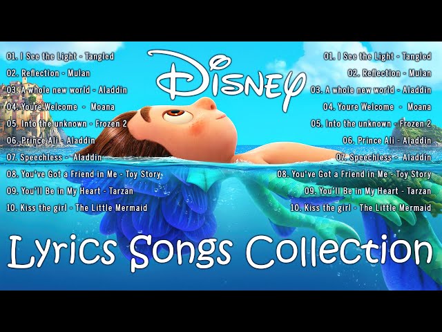 Disney Music Collection with Lyric ✨ The Ultimate Disney Classic Songs 🌿 Relaxing Music class=