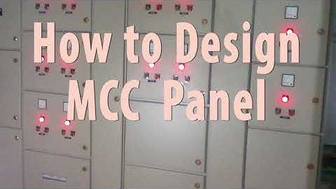 Designing of MCC Panel