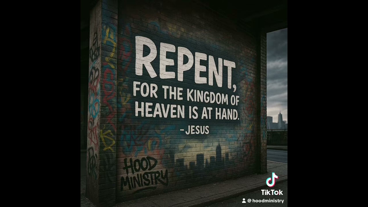 📖 “Repent, for the kingdom of heaven is at hand.” — Jesus (Matthew 