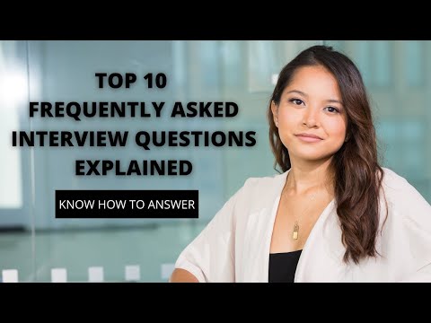 10 most frequent Interview Questions explained | Know this tips & tricks to answer in any interview