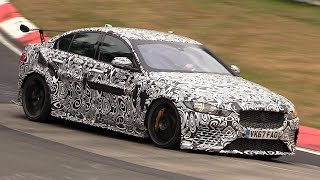 Jaguar Xe Sv Project 8 - Exhaust Sounds On The Nurburgring