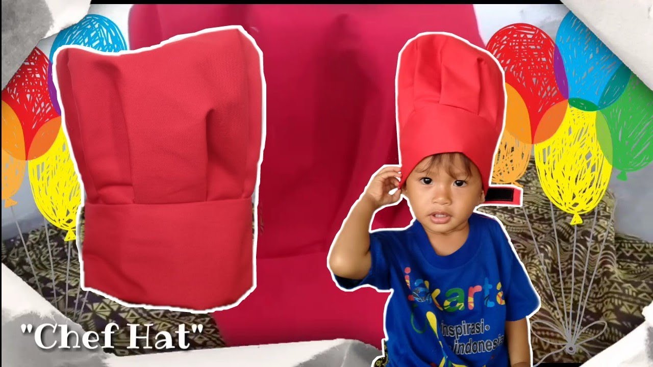 Cara membuat Topi Koki CHEF HAT YouTube Cara membuat Topi Koki CHEF HAT YouTube