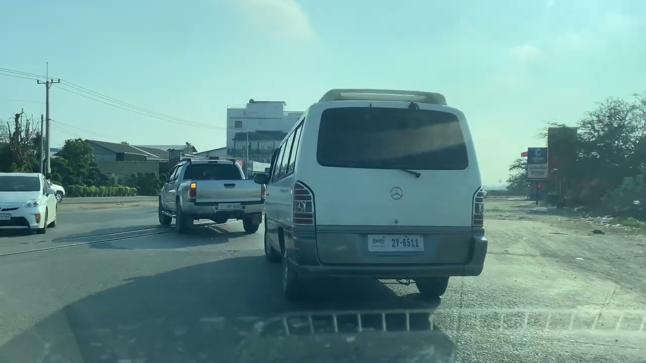 View of the ring road and the expressway to Sihanoukville