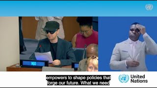 AFDO at COSP18 – Tim Harte’s Call for Youth Leadership in the Disability Movement