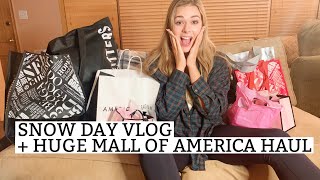 SNOW DAY VLOG + HUGE SHOPPING HAUL | Meg &amp; Rosy