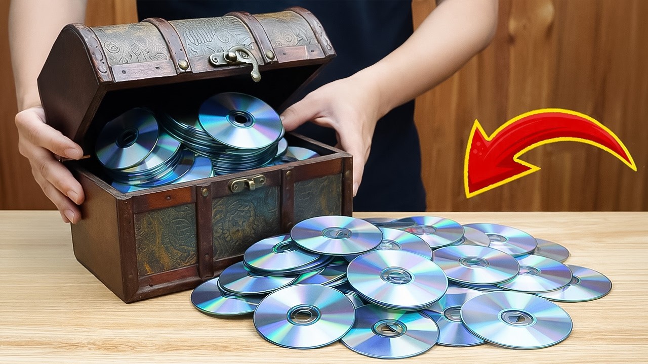 Я сам не поверил! Секретные способы использования старых компакт-дисков | Изобретатель-маньяк