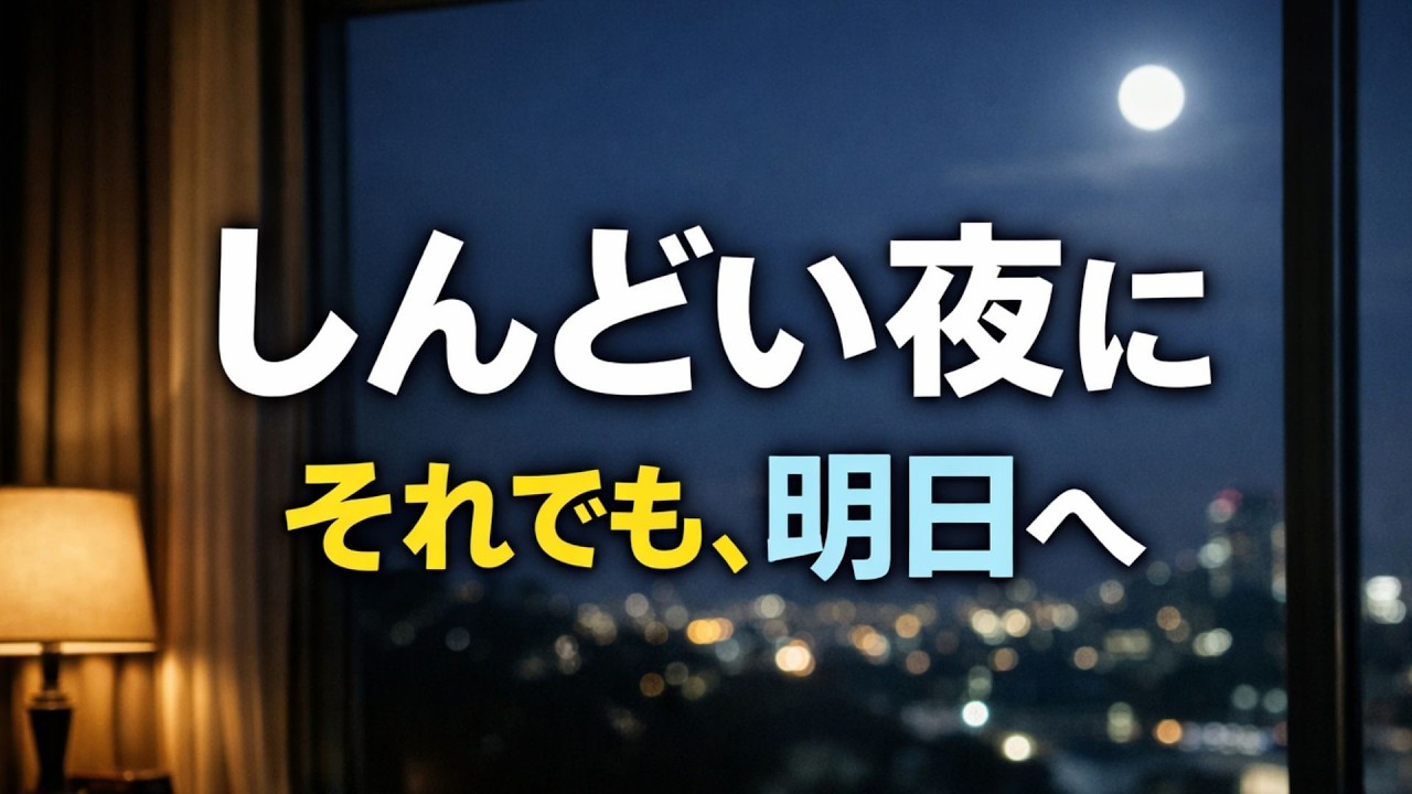 しんどい夜に。それでも、明日へ～音楽がくれた小さな希望