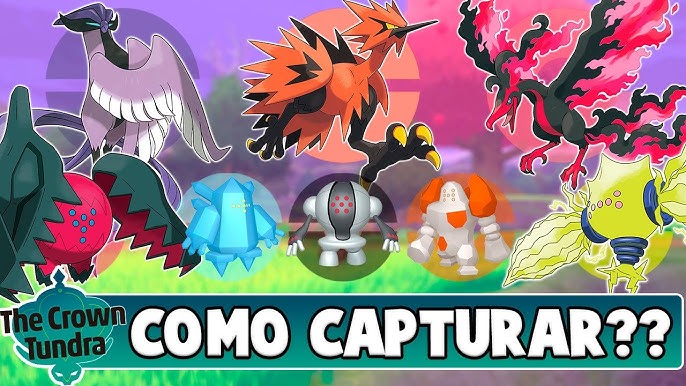 Shiny Galarian Articuno, Zapdos, Moltres, Calyrex, and more leaked