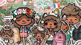 *SUMMER* Trip to the FRENCH RIVIERA 🇫🇷🌺🦜🏝️ || *VOICED* 🎙️|| Toca Boca Life World Roleplay 🌍🌺🌧️🥑🌷🎼
