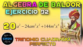Baldor's Algebra from Scratch - Exercise 92 20