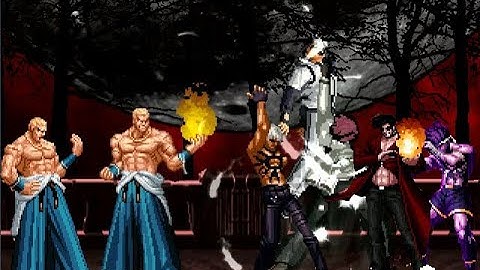 KOF MUGEN !! Geese YS VS CX Orochi K ,Orochi Kyo WF ,Flames O.Iori ,Orochi Joe