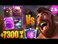 HOG 2.6 VS HARD COUNTERS +7300 - CLASH ROYALE